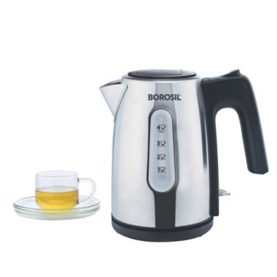 Borosil Daisy BKE10LSSB12 1-Litre Kettle