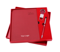 3 In 1 Gift Set (Pen, Keychain & Notebook)