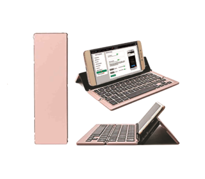 Bluetooth Keyboard with 3 Fold Compact