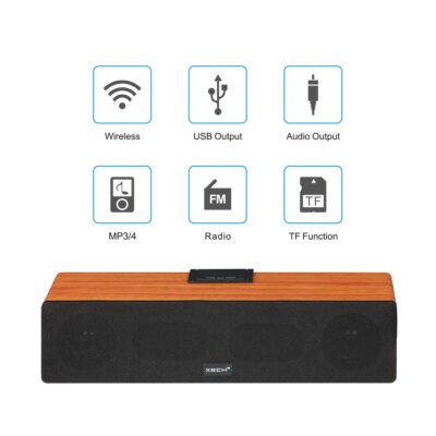 Bluetooth Wooden Sound Bar - Image 3