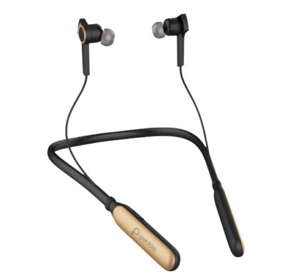 Pebble Flex Go True Bass sound Bluetooth Earphone (Neckband )