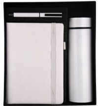 Stunnig 3 in 1 White Gift Set - cube pen