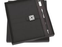 Diary pen pendrive set with 16GB USB Corporate diary pen USB gift set Executive diary pen pendrive combo Premium black diary USB gift set