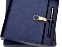 blue a5 diary gift set with metal pen royale blue diary pen gift set premium blue a5 diary corporate gift fabric finish blue a5 diary gift set