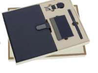 Apex blue gift set with diary pen keychain cardholder Blue diary pen cardholder corporate gift set Premium apex blue 4 in 1 gift set Professional blue diary pen gift box