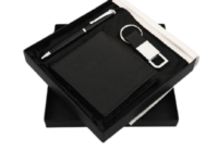 Premium Pen, Keychain & Wallet Gift Set