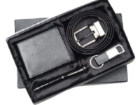 Premium Wallet, Belt, Pen & Keychain Gift Set