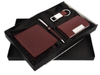 Premium Wallet, Pen, Keychain & Card Holder Gift Set