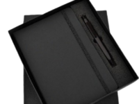 A5 black diary and metal pen corporate gift se