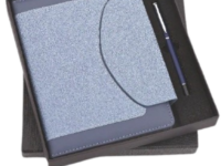 A5 Diary Gift Set with Blue FrostEdge diary and metal pen Blue FrostEdge A5 diary with metal pen gift set Corporate gifting A5 diary and pen set in blue Premium blue A5 diary gift set for professionals Office stationery A5 diary gift set with metal pen