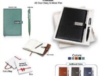 diary pen set with A5 notebook notebook and metal pen combo office diary pen combo set corporate diary with pen for gifting