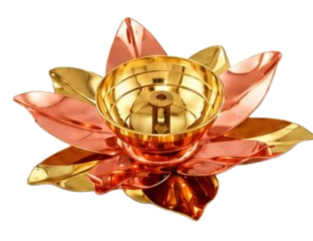 Corporate Festive Gifts – Handcrafted Brass & Copper Lotus Diya
